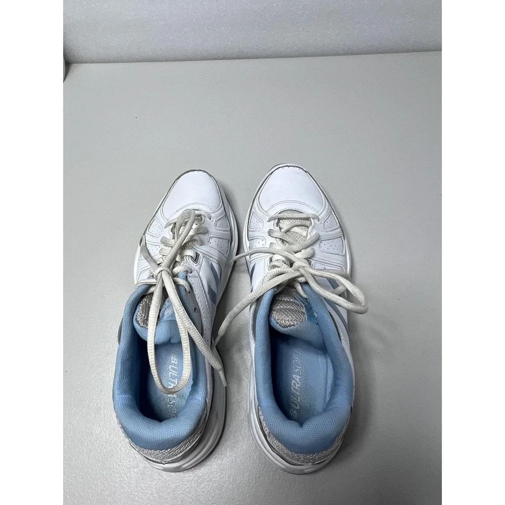 New‎ Balance WX409 Shoes Womens Size 10 White Leather Walking Sneakers WX409WP